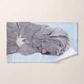 Neopolitan Mastiff-schildering - Oorspronkelijke s Bad Handdoek (Handdoek)