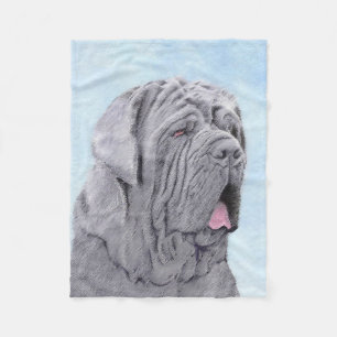 Neopolitan Mastiff-schildering - Oorspronkelijke s Fleece Deken