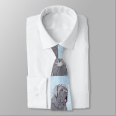 Neopolitan Mastiff-schildering - Oorspronkelijke s Stropdas (Gebonden)