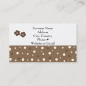 Neopolitan modern design visitekaartje (Achterkant)