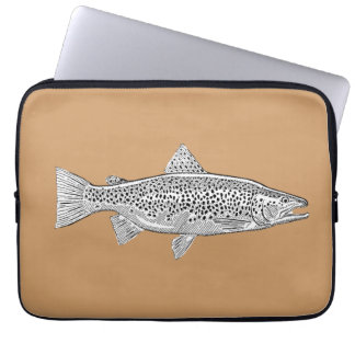 Neopreenzakje Truite Fario Laptop Sleeve