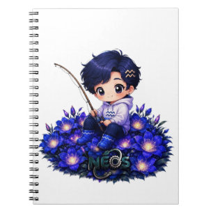 Neos Kawaii Zodiac Waterman Notitieboek