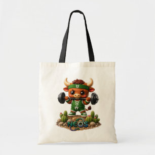 Neos Zodiac Kawaii Stier Tote Bag
