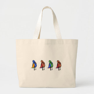 Neotropische vertraging grote tote bag