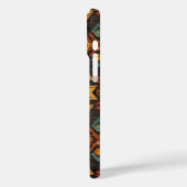 Nep Azteekse houtnerf Case-Mate iPhone Case (Achterkant / Links)