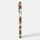 Nep Azteekse houtnerf Case-Mate iPhone Case (Achterkant / Links)