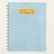 Nep Blauwe Leer Textuur Met Gouden Folie Banner
