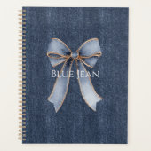 Nep Denim Blauwe Broek Planner (Voorkant)