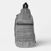 Nep Gebreide Grijs Sling Bag (Voorkant)