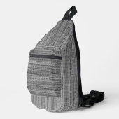Nep Gebreide Grijs Sling Bag (Rechterhoek)