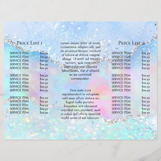 nep glitters driezijdige brochure (Achterkant)