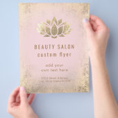 NEP goud folie lotuslogo Flyer (Hand)