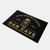 NEP Goud Man Cave Deurmat (Schuin)