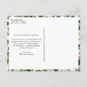 Nep gouden glitter drie foto collage Kerstmis Feestdagenkaart (Achterkant)