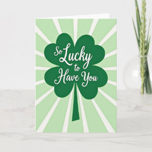 Nep gouden Lucky You kaart