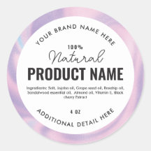 Nep gouden spiraal folie Product Ronde Label