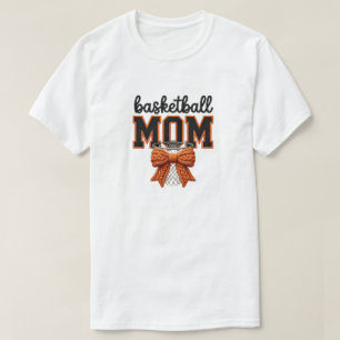 Nep Haak-Basketbal Moeder Shirt, nep garen spel T-shirt