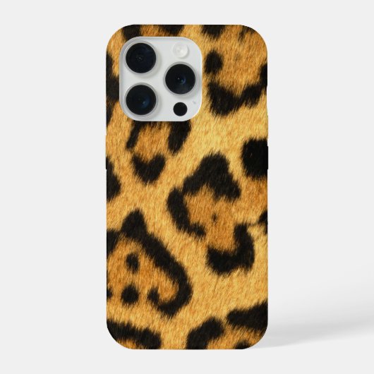 Nep jaguarleer iPhone hoesje (Achterkant)