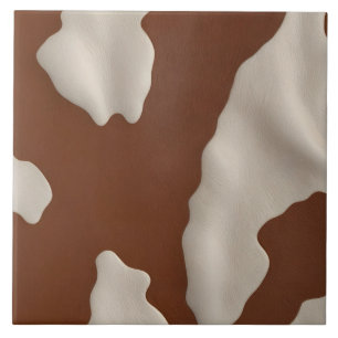 Nep koeienleer trendy luxe elegante collectie tegeltje