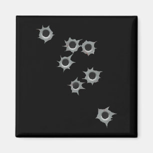 Nep kogelt gat Grappig kostuum Grafisch ontwerp Magneet