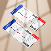 Nep Luchtvaartmaatschappij Ticket Instapkaart Klas Kaart