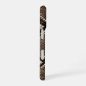 Nep Python Slangenhuid iPhone 16 Hoesje (Rechterkant)