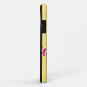 Nep roze glittersoftbalsteken Case-Mate iPhone case (Achterkant/rechts)