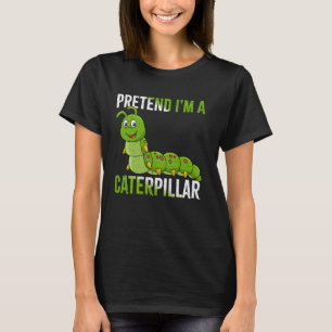 Nep-rups Caterpillar Eenvoudig Halloween-kostuum V T-shirt