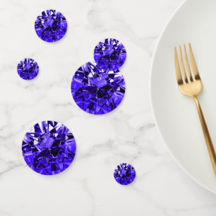 Nep saffier blauw diamant edelsteen confetti