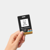 Nep schoolbord badge voor middelbare school docent (Handheld)