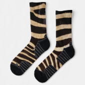 Nep zebra huid sokken (Links)