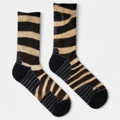 Nep zebra huid sokken (Rechts)