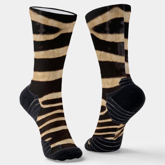 Nep zebra huid sokken (Gebogen)