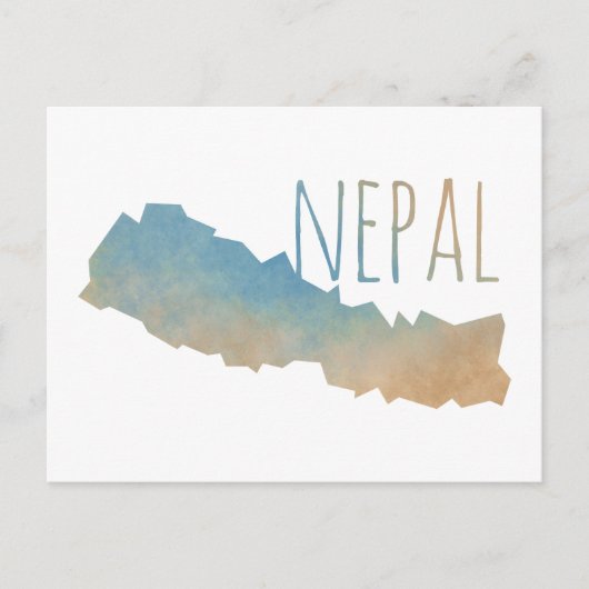 Nepal Briefkaart (Voorkant)