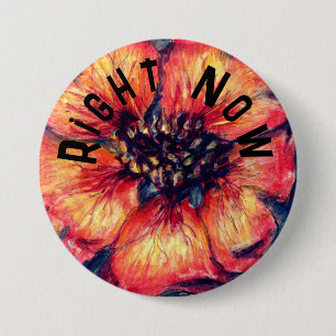 Nepal Cinquefoil bloem nu Ronde Button 7,6 Cm
