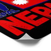 Nepal Cricket Jersey 1  Poster (Hoek)