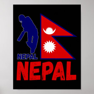 Nepal Cricket Truitje 1 Poster