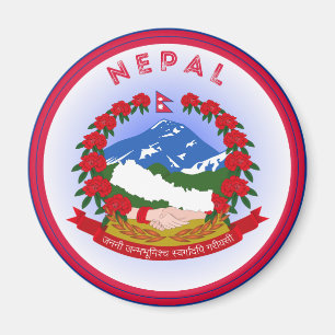 Nepal Erfgoed Embleem Magneet