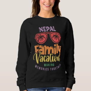 Nepal Familie Vakantie Matching Outfit Trui