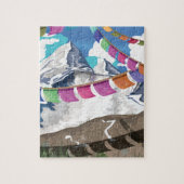 Nepal Himalayan Prayer Flags Travel poster Legpuzzel (Verticaal)