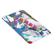 Nepal Himalayan Prayer Flags Travel poster Magneet (Rechterzijde)