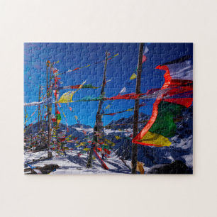 Nepal Langtang Nationaal Park. Legpuzzel