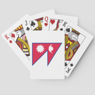 Nepal (Nepalees) Vlag Pokerkaarten