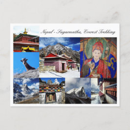 Nepal, Sagarmatha - Everest Trekking / Mountains Briefkaart