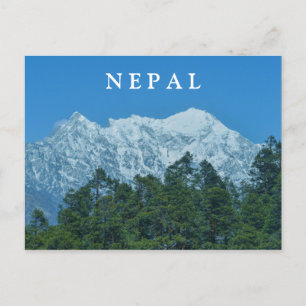 Nepal Snowy Mountains Briefkaart