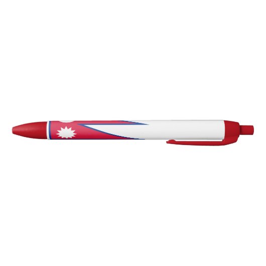 Nepal vlag blauwe inkt pen (Bodem)