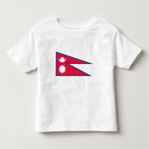 Nepal vlag kinder shirts