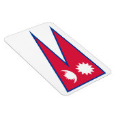 Nepal vlag magneet (Rechterzijde)