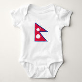 Nepal vlag romper (Voorkant)