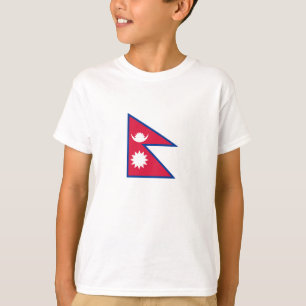 Nepal vlag t-shirt